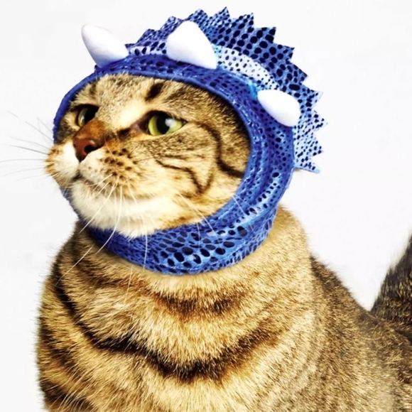 NWT Hyde and Eek! OSFM Cat Blue Dinosaur Halloween Costume Cosplay Triceratops - Picture 4 of 6